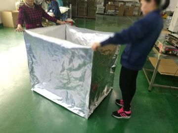 Китай Противостатической изолированное фольгой печатание экрана дизайна серебряного цвета вкладышей коробки Зиплок завод
